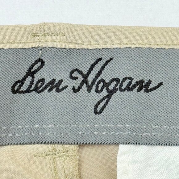 Ben Hogan Men's Performance Active Flex 4-Way Stretch Tan Chino Pants 34x34 NWOT - Picture 5 of 11